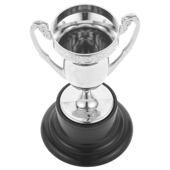 Milisten 10Pcs Little Trophies Plastic Silver for Kids Party Favors