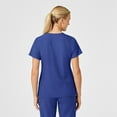 thumbnail image 2 of Wink W123 Women's Stylized V-Neck Scrub Top, Galaxy Blue, 5X Womens, 2 of 6