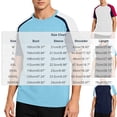 thumbnail image 3 of Gfyviroh Men's Athletic Tees Color Block Breathable Crew Neck T-Shirt Lightweight Summer Short Sleeve Workout Shirts, 3 of 5