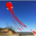 thumbnail image 2 of HENGDA KITE Red Octopus Software Kite for Children and Adults Polyester Materials 196 inch, 2 of 5