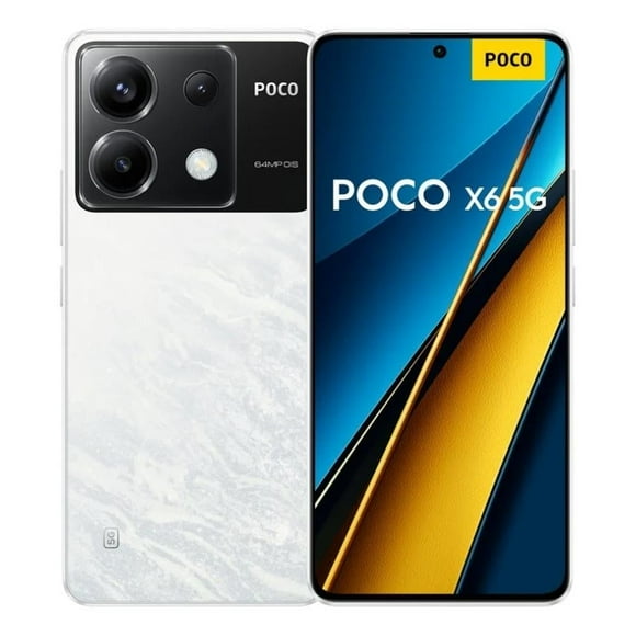 Smartphone Xiaomi Poco X6 5G 8GB RAM 256GB ROM Blanco Desbloqueado