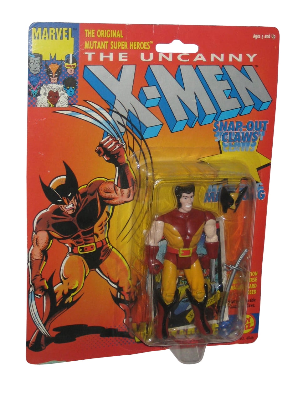 Marvel Comics Uncanny XMen Wolverine Toy Biz Figure