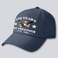 thumbnail image 2 of Lispipm 250 Anniversary USA Hat for Women United States Adjustable Patriotic Baseball Cap 1776-2026 Casual Running Sun Hats Blue, 2 of 4