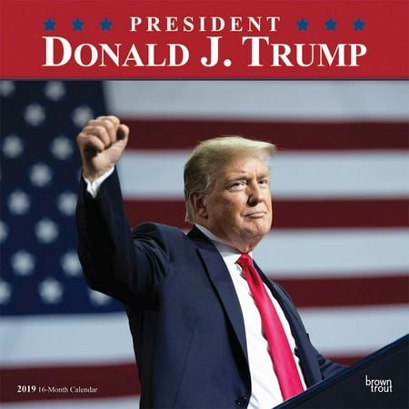 2019 President Trump Wall Calendar, by BrownTrout (Best Presidents Day Sales 2019)