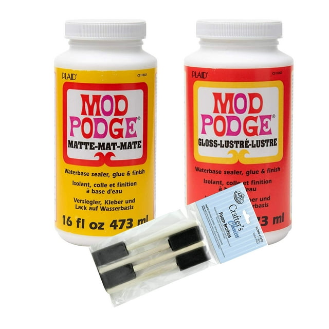 Kit de decoupage Mod Podge Complete, sellador y pegamento a base de agua