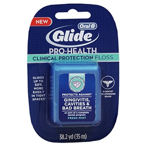 OralB Glide ProHealth Clinical Protection Dental Floss, Fresh Mint