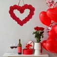 thumbnail image 4 of Couronne Décorative Intérieure de la Saint-Valentin pour Porte de Maison Mur Festival Célébration Centre de Table Confortable Réchauffant Vacances Saisonnier, 4 of 5