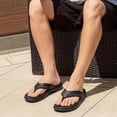 thumbnail image 2 of MeMoride Men's Flip-Flops Cushioned Arch Support Non-Slip Thong Sandals for Beach Pool Indoor Outdoor, 2 of 7