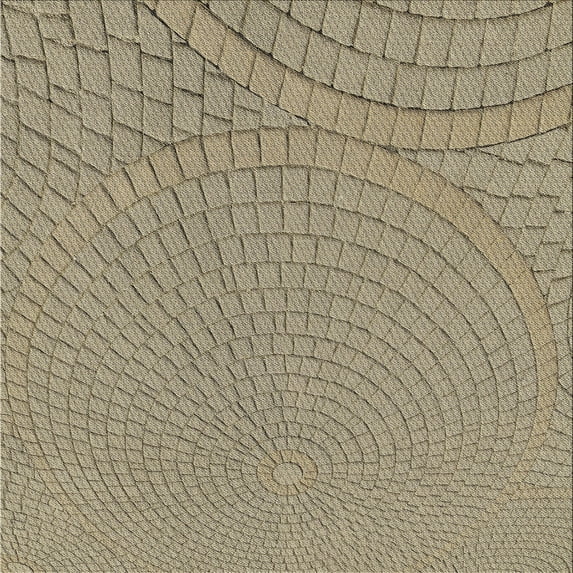 Ahgly Company Indoor Square Patterned Brown Novelty Area Rugs, 5' Square