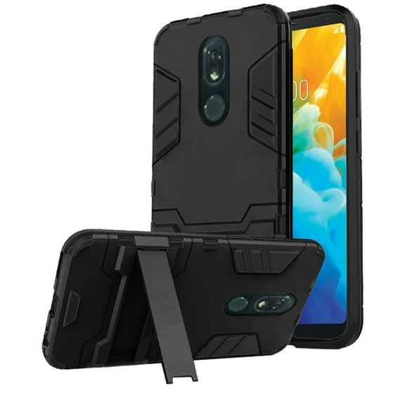 GSA Dynamo Shockproof Kickstand Hybrid Case For LG Stylo 5 - Black