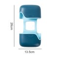 thumbnail image 2 of Soporte para esponja para fregadero de cocina, montura de plástico, organizador de cepillos y esponjas con drenaje, montura para fregadero doble de Crazy Chef, 2 of 5