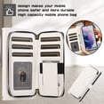 thumbnail image 2 of Crossbody Wallet Case for Samsung Galaxy S21 Plus Chain Lanyard & Wrist Hand Strap Case with Card Slots Zipper Pocket Kickstand, Premium PU Leather Magnetic Clasp Shockproof Flip Cover, White, 2 of 9