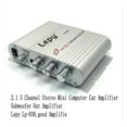 thumbnail image 4 of With 12V3A Power+Audio Cable MINI Digital Hi-Fi Car Power Amplifier 2.1CH Digital Subwoofer Stereo Audio Player, 4 of 7