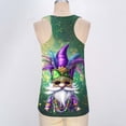 thumbnail image 5 of Tbopshirt Mardi Gras Tank Tops Carnival Graphic Round Neck Casual Sleeveless Summer Shirts Womens,XL, 5 of 5