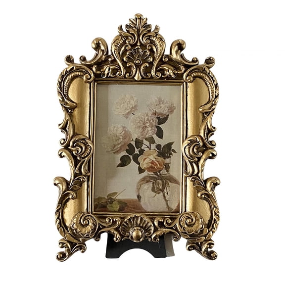 YWMJZEU Photo Frame Resin Painting Frame Tabletop Wall Mounted Picture Frame for Holiday