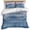 Blue, variant on 3 Piece Pink Blue Ombre Duvet Cover Set Full Size, Microfiber Comforter/Quilt Cover with Corner Ties and 2 Pillowcases, Sky Forest Mountains Landscape All Season Soft Bedding with Zipper Closure