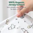 thumbnail image 2 of The Peanutshell Organic Cotton Playard Toddler Bed Sheets for Baby Boys and Girls, Cottage Pasture, 2 Pack, 2 of 8