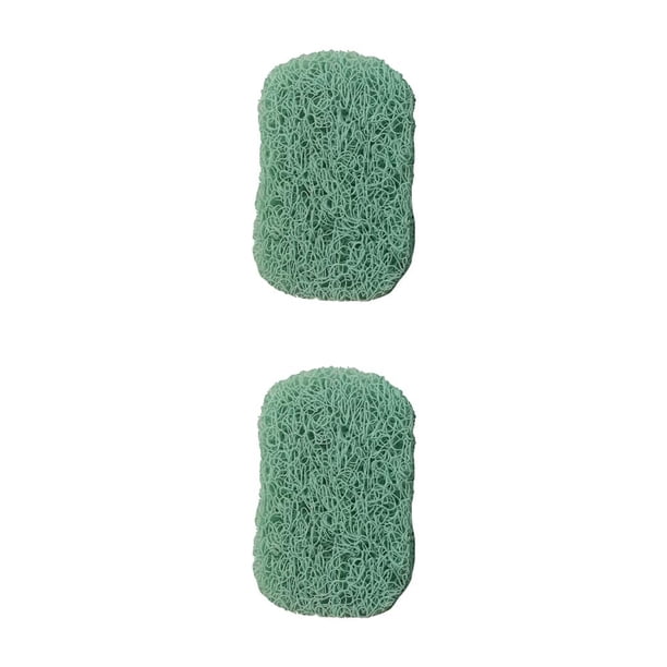 Moyic Almohadilla de drenaje Worallymy Alfombrilla de drenaje PVC 2Conjunto Verde