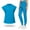 Blue, variant on VIAOLI Women's Scrubs Set - V-Neck Top with 8 Pocket Jogger Pants and Comfortable Fit - Medical Uniforms for Nurse Professionals