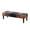 Halloween Black Cat Theme, variant on Psesaysky Floral Design Stretch Dining Bench Covers, High Elastic Polyester Spandex Fabric Bench Seat Cover for Bedroom Dining Room