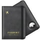thumbnail image 1 of Funda para pasaporte Stouchi AirTag con RFID, piel sintética, color negro, 1 of 7