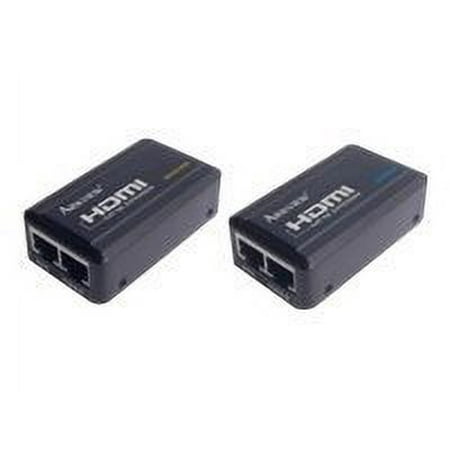 Sabrent - HDMI and DVI over Cat-5e Extender Adapter - Black