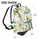thumbnail image 2 of Disketp Cartoon Frogs Mochila de Cuero para Mujer, Bolso de Espalda Antirrobo con Estilo para Viaje, Trabajo y Uso Diario, 2 of 4