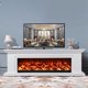 thumbnail image 1 of New Fireplace TV Table Luxury Table Simulate Flames Modern Living Room Furniture My Lux Decor Round, 1 of 6