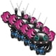 thumbnail image 1 of Colgantes de Ajolote Corazón High Monaco AxolotlNeck02 5 Pzas Negro/Azul Metal, 1 of 4