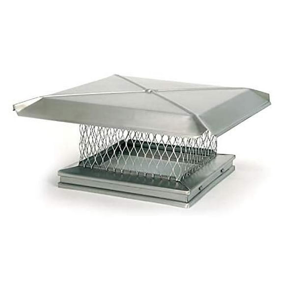 Homesaver Pro Stainless Steel Chimney Cap by Copperfield Chimney Supply 8 Inch x 13 Inch