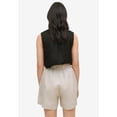 thumbnail image 2 of Ellos Women's Linen Blend Elastic Waist Shorts, 2 of 4