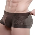 thumbnail image 3 of Sous-vêtements pour Hommes Slips en Maille Respirants Caleçons en Coton Modal, 3 of 5