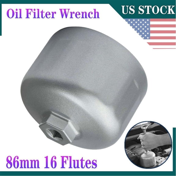 Oil Filters Wrench for 86mm Cartridge Style Oil Filter Housing Caps For Volvo