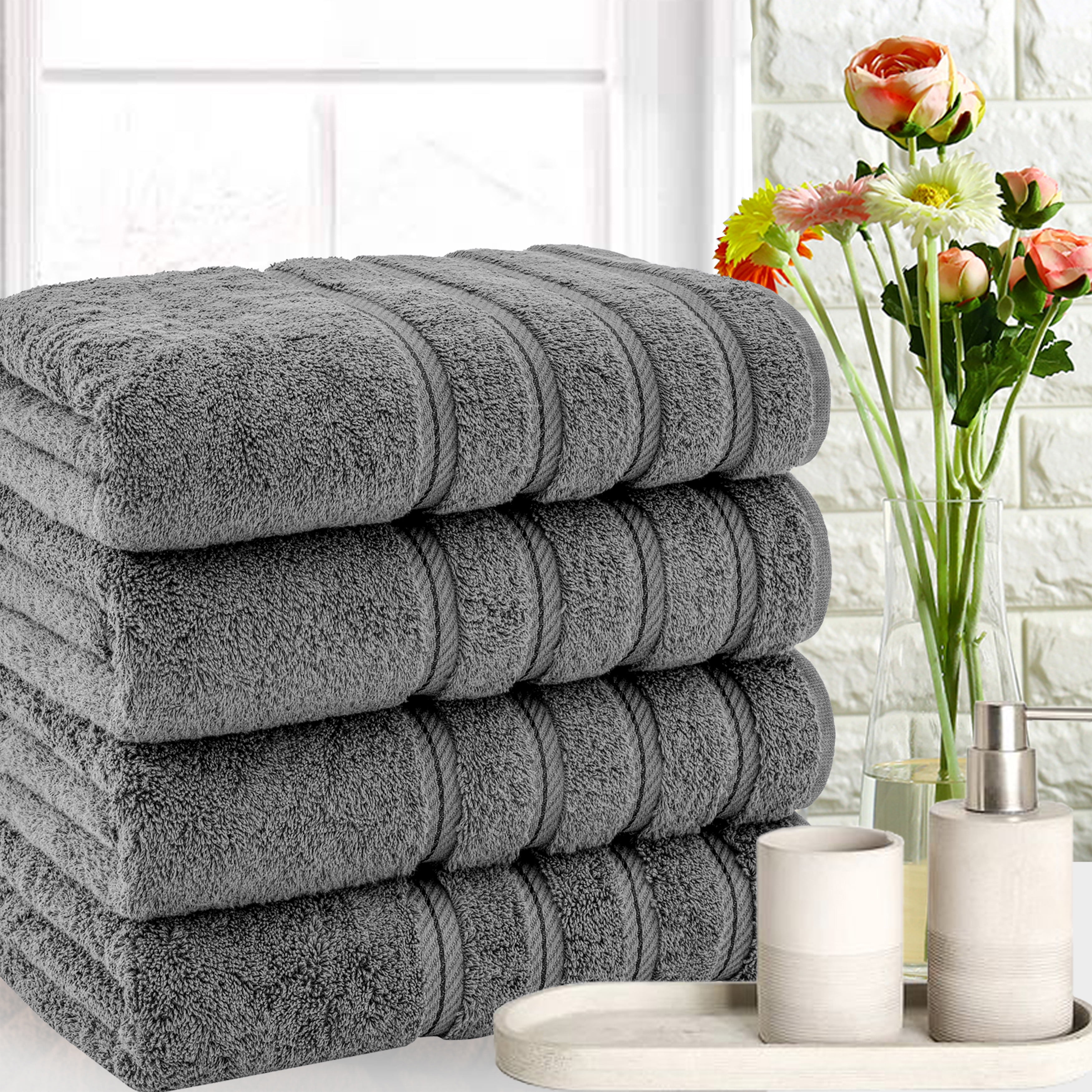 Home Decorators Collection Turkish Cotton Ultra Soft Shadow Gray