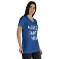 thumbnail image 2 of Inkmeso World Okayest Mom Graphic Tshirt Short Sleeve Mother Day Gift Top, 2 of 8