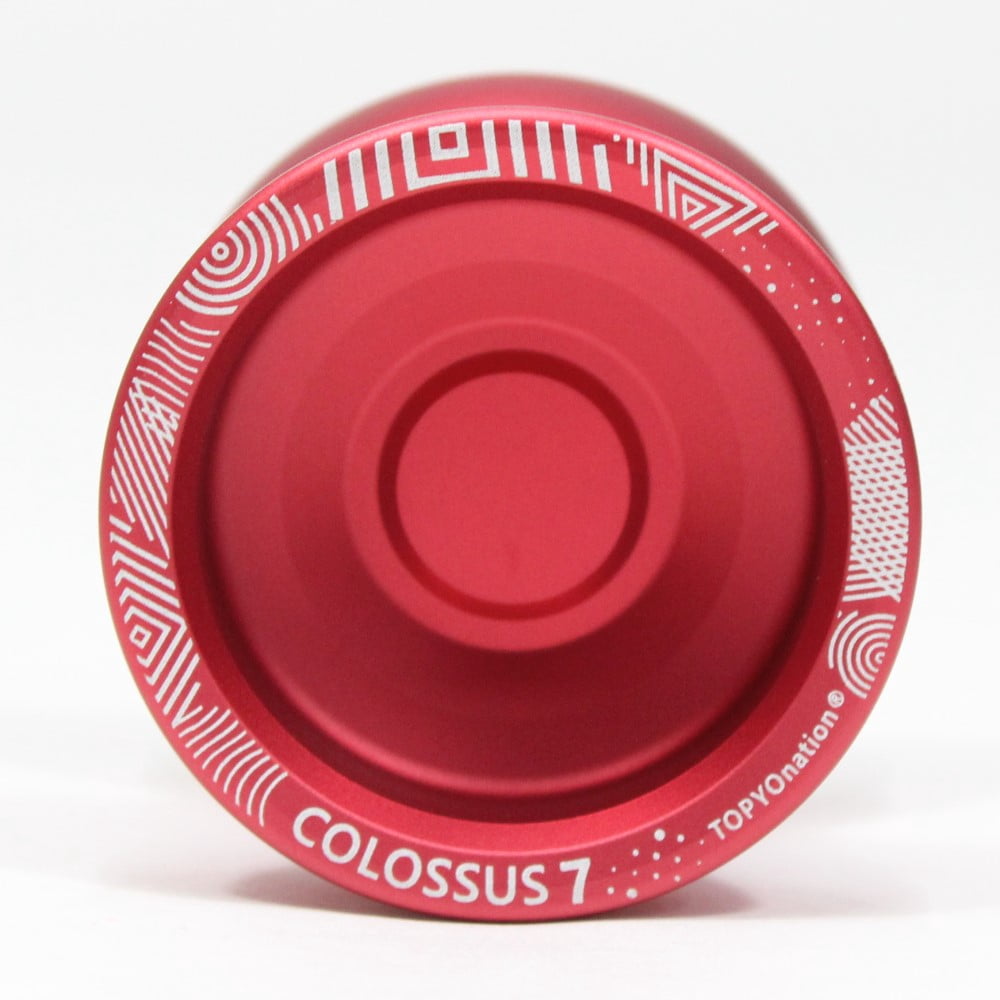 TOP YO Colossus 7 Yo-Yo - Seventh Generation - 7003 AL YoYo (Matte Red)