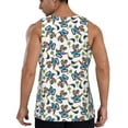 thumbnail image 3 of Xecao Funny Excavator Men's Tank Top Workout Quick Dry Sleeveless Gym Jogging Muscle Shirts Summer Swim Beach Tops, 3 of 9