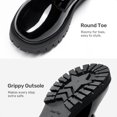 thumbnail image 6 of DREAM PAIRS Girls' Combat Ankle Boots, Lace-Up Boots with Side Zipper, Adjustable Fit, Round Toe and Anti-Slip Outsole, 6 of 6