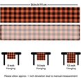 thumbnail image 5 of Fall Checkered Table Runner - Orange Buffalo Plaid Halloween Thanksgiving Stain Resistant Washable Table Decoration for Dining/Parties/Holiday Decor, 13 x 36 Inch, 5 of 6