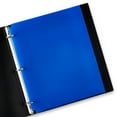 thumbnail image 5 of Pen+Gear 2-Pocket Poly Folder, 9.4" x 11.4", Blue, 5 of 7