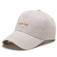 thumbnail image 1 of Gorra de béisbol de primavera y verano para hombres y mujeres, moderna, informal, con letras bordadas, gorra para el sol, 1 of 6