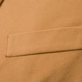 thumbnail image 4 of IROINNID Men's Long Sleeve V-Neck Blazer Notch Lapel Short Jacket Solid Color Leisure Slim Fit One Button Blazer Turn-down Collar Suit Jacket, 4 of 9