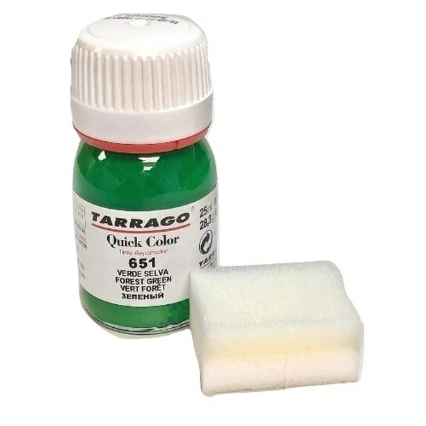 Gray Shoe Dye Tarrago Quick Color Leather Dye (Forest Green