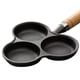 thumbnail image 5 of Freing Pancake Desayuno Grilla Pot Fabricante Pastel Pan Jamón 3 Orificio Antiadherente, 5 of 9