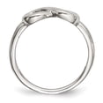 thumbnail image 2 of Stainless Steel Polished Infinity Symbol Ring Size: 6; for Adults and Teens; for Women and Men, 2 of 6