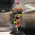 thumbnail image 4 of Skull Bubble Gum Machine Colorful Skull Candy Dispenser Halloween household Ornament, 4 of 4