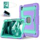 thumbnail image 1 of Funda para iPad Air 11 2025 / 2024, Silicona Anti-caída + Capa Protectora de PC con Soporte Grande Oculto, Correa para el Hombro, Funda Protectora Resistente a Golpes y Tres Pruebas para Tablet, 1 of 7