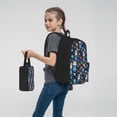 thumbnail image 7 of Pofeuu Space Dog Print Backpack Travel Backpacks With Lunch Bag Pencil Bag Set 3 pcs Set Cartoon Backpack, 7 of 7