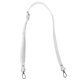 thumbnail image 4 of Creative Replacement Shoulder Bag Strap Adjustable PU Women Bag Strap Bag Accessory (White, Silver Buckle), 4 of 4
