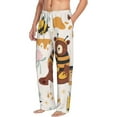 thumbnail image 2 of Balery Men'S Cute Bee Honey Jar Hive Bear Pants,Sleepwear Pants,Pajama Pants,Pj Bottoms Drawstring And Pockets-Xx-Large, 2 of 9